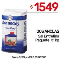 Nini Mayorista Dos anclas sal entrefina paquete oferta