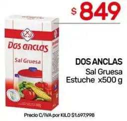 Nini Mayorista Dos anclas sal gruesa estuche oferta