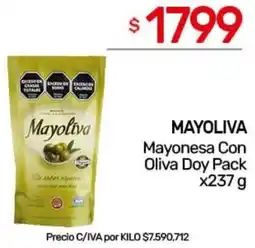 Nini Mayorista Mayoliva mayonesa con oliva doy pack oferta