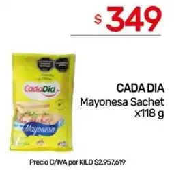 Nini Mayorista Cada dia mayonesa sachet oferta