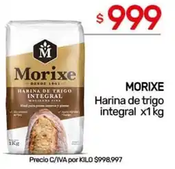 Nini Mayorista Morixe harina de trigo integral oferta