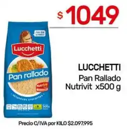 Nini Mayorista Lucchetti pan rallado nutrivit oferta