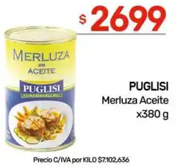 Nini Mayorista Puglisi merluza aceite oferta