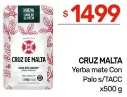 Nini Mayorista Cruz malta yerba mate con palo s/tacc oferta