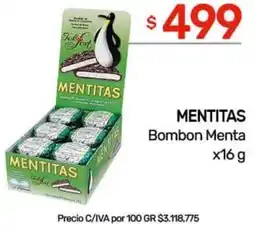 Nini Mayorista Mentitas bombon menta oferta
