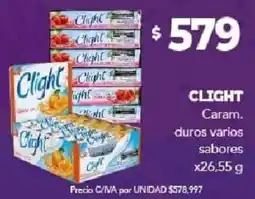 Nini Mayorista Clight caram. duros varios sabores oferta