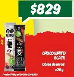 Nini Mayorista Choco white/ black oblea de arroz oferta