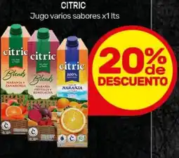 Nini Mayorista Citric jugo varios sabores oferta