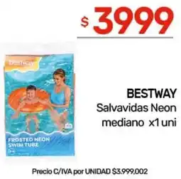 Nini Mayorista Bestway salvavidas neon mediano oferta