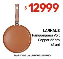 Nini Mayorista Larhaus panquequera volt copper oferta