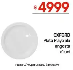 Nini Mayorista Oxford plato playo ala angosta oferta