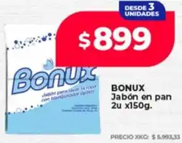 Supermayorista Vital Bonux jabón en pan oferta