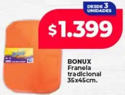 Supermayorista Vital Bonux franela tradicional oferta