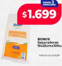 Supermayorista Vital Bonux separadores oferta