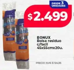 Supermayorista Vital Bonux bolsa residuo c/facil oferta