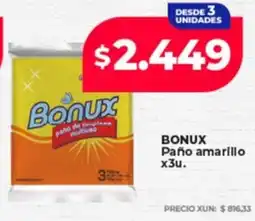 Supermayorista Vital Bonux paño amarillo oferta