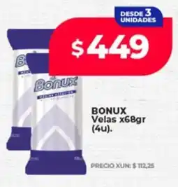 Supermayorista Vital Bonux velas oferta