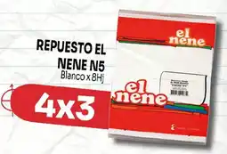 Makro Repuesto el nene n5 blanco oferta