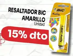 Makro Bic resaltador amarillo oferta