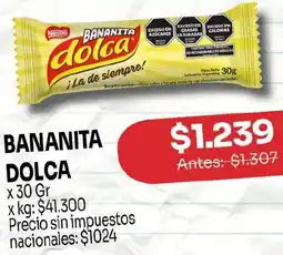 Makro Nestlé bananita dolca oferta