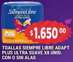 Supermercados Mayor Siempre libre toallas adapt plus ultra suave oferta