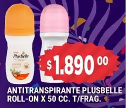 Supermercados Mayor Plusbelle antitranspirante roll-on t/frag. oferta