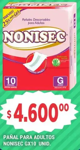 Supermercados Mayor Nonisec pañal para adultos oferta