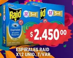 Supermercados Mayor Raid espirales t/var oferta