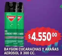 Supermercados Mayor Baygon cucarachas y arañas aerosol oferta