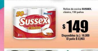 Cooperativa Obrera Rollos De Cocina Sussex Clasico oferta