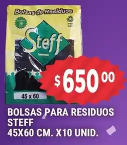 Supermercados Mayor Steff bolsas para residuos oferta
