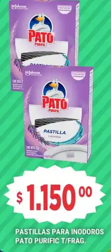 Supermercados Mayor Pato pastillas para inodoros purific t/frag. oferta