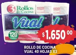 Supermercados Mayor Vual rollo de cocina vual oferta