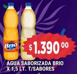 Supermercados Mayor Brio agua saborizada oferta