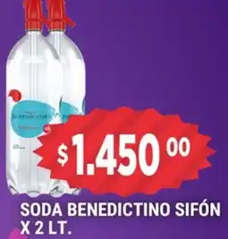 Supermercados Mayor Benedictino sifón soda oferta