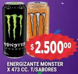 Supermercados Mayor Monster energizante t/sabores oferta
