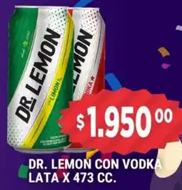 Supermercados Mayor Dr. lemon con vodka lata oferta