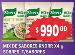 Supermercados Mayor Knorr mix de sabores oferta