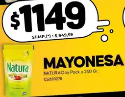 Diarco Natura mayonesa doy pack oferta