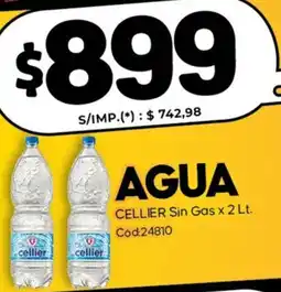 Diarco Cellier agua sin gas oferta