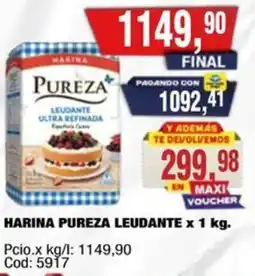 Maxiconsumo Pureza harina leudante oferta
