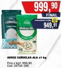 Maxiconsumo Cañuelas-ala arroz oferta
