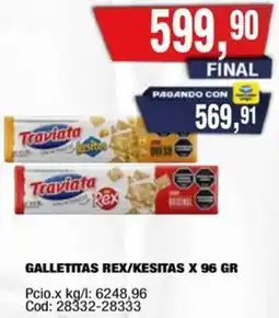 Maxiconsumo Rex/kesitas galletitas oferta