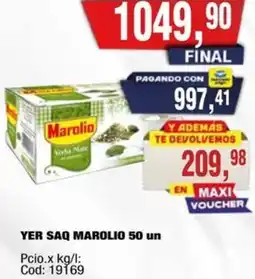 Maxiconsumo Marolio yer saq oferta
