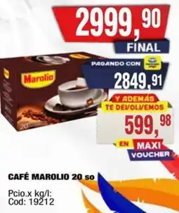 Maxiconsumo Marolio café oferta