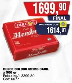 Maxiconsumo Memb.sach. dulce dulcor oferta