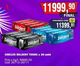 Maxiconsumo Beldent chicles todos oferta