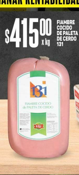 Makro Fiambre cocido de paleta de cerdo 131 oferta