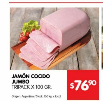 Disco Jamón cocido jumbo oferta