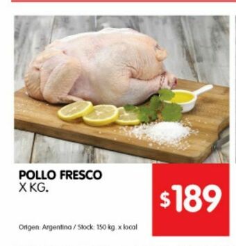 Disco Pollo fresco x kg oferta